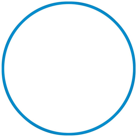Amila Χούλα-Χουπ 60cm - Φ19 mm - 230gr, Μπλε